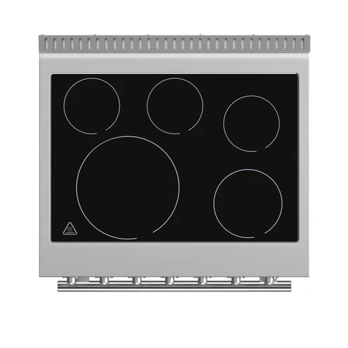 FORNO Paolo 30" 4.38 cu. ft. Freestanding Electric Range in Stainless Steel, FFSEL6011-30