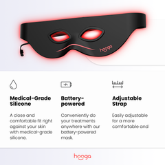 Hooga Red Light Therapy Eye Mask