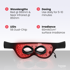 Hooga Red Light Therapy Eye Mask