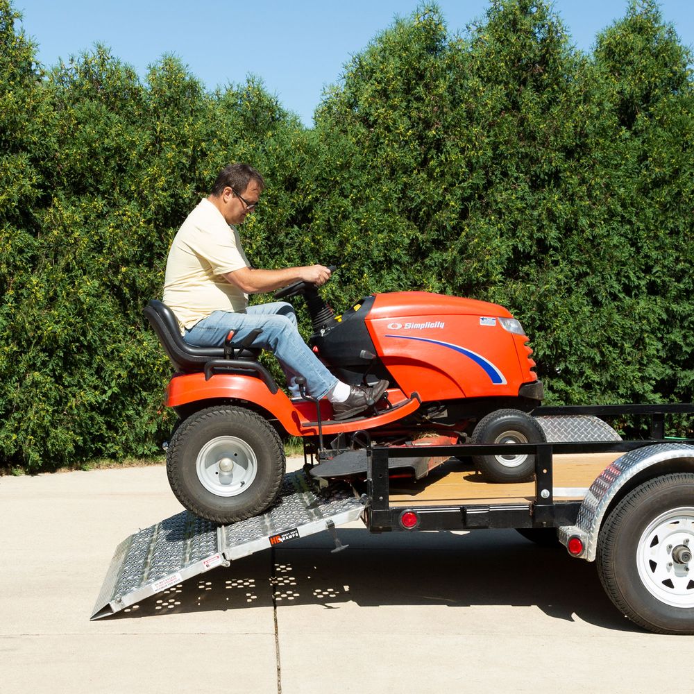 48" L Heavy-Duty Bi-Fold Landscaping Trailer Ramps