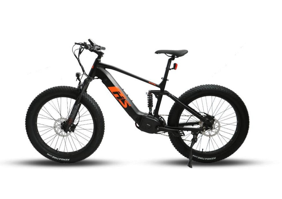 Eunorau Fat HS 48V 1000W Dual Battery Design All Terrain Full Suspension Fat Tire Electric Mountain Bike