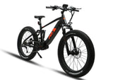 Eunorau Fat HS 48V 1000W Dual Battery Design All Terrain Full Suspension Fat Tire Electric Mountain Bike