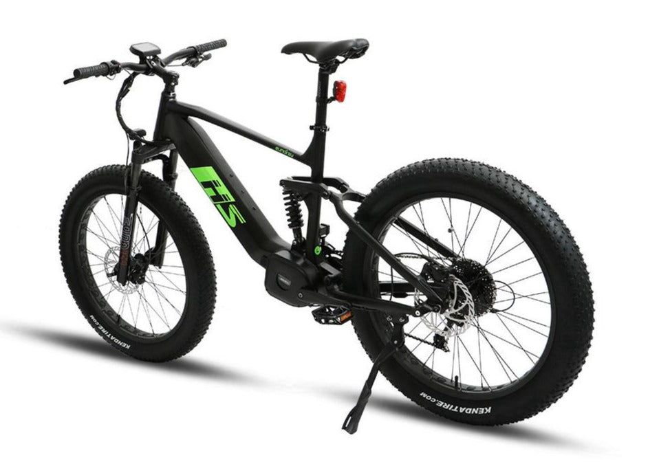 Eunorau Fat HS 48V 1000W Dual Battery Design All Terrain Full Suspension Fat Tire Electric Mountain Bike