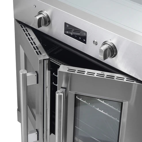 FORNO Asti 30" 3.58 cu. ft. French Door Electric Wall Oven with Air Fry, Self-Clean and Sous Vide, FBOEL1333-30