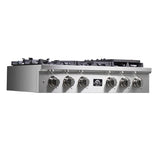 FORNO Spezia 36" Gas Rangetop with 6 Sealed Burners in Stainless Steel, FCTGS5751-36