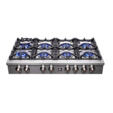 FORNO Spezia 48" Gas Rangetop with 8 Sealed Burners in Stainless Steel, FCTGS5751-48