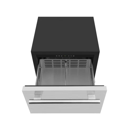 FORNO Cosenza 24" 4.69 cu.ft. Built-In Indoor/Outdoor Drawer Freezer with Ice Maker, FDRBI1838-24S