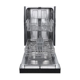 FORNO Polo 18" Built-in Dishwasher in Black, FDWBI8041-18BLK