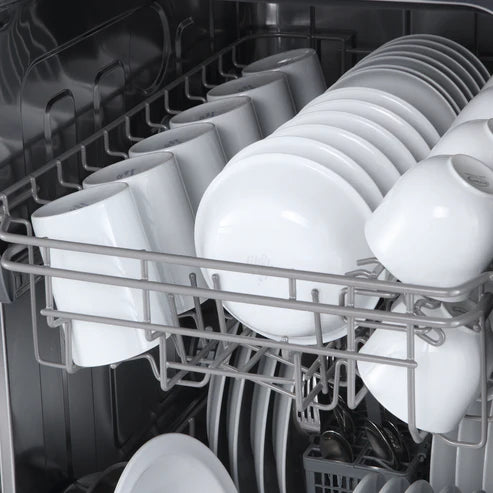 FORNO Polo 18" Built-in Dishwasher in White, FDWBI8041-18WHT