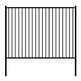 Aleko DIY Steel Iron Wrought High Quality Fence - Lyon Style - 8 x 6 Feet