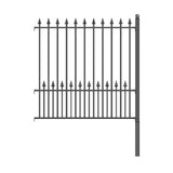 Aleko Steel Fence - MUNICH Style - 8 x 5 Ft