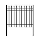 Aleko DIY Steel Iron Wrought High Quality Ornamental Fence - Rome Style - 6 x 5 Feet