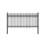 Aleko DIY Steel Iron Wrought High Quality Ornamental Fence - Rome Style - 8 x 4 Feet