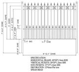 Aleko Steel Fence - Venice Style - 8 x 5 Ft