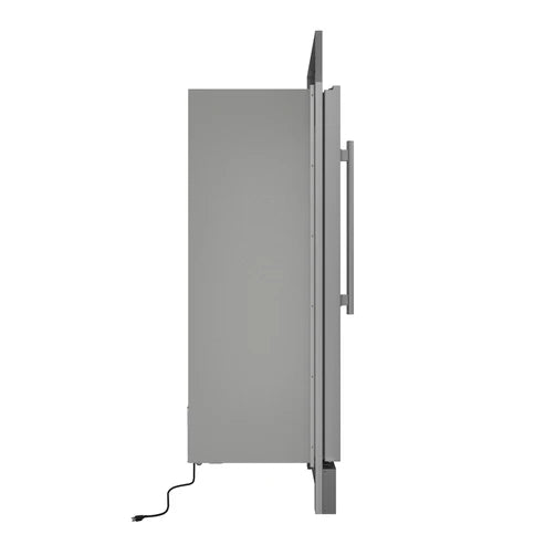FORNO Maderno 28" 13.6 cu. ft. Right Swing Convertible Refrigerator/ Freezer with Modern Trim Kit, FFFFD1722-32RS