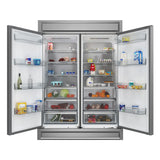 FORNO Maderno 60" 27.2 cu.ft. Convertible Refrigerator and Freezer with Modern Trim Kit, FFFFD1722-60S