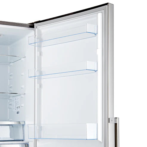 FORNO Guardia 23.4" 10.8 cu. ft. Right Swing Refrigerator with Bottom Freezer in Stainless Steel, FFFFD1778-24RS