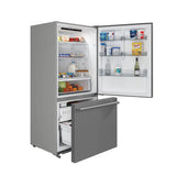 FORNO Espresso Milano 62" 34.4 cu. ft. Side-By-Side Refrigerator with Ice Maker in Stainless Steel, FFFFD1787-60S