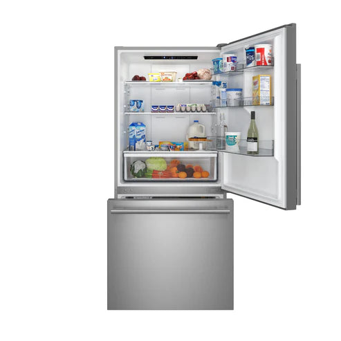 FORNO Espresso Milano 62" 34.4 cu. ft. Side-By-Side Refrigerator with Ice Maker in Stainless Steel, FFFFD1787-60S
