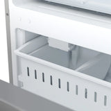 FORNO Espresso Milano 31" 17.2 cu. ft. Left Swing Refrigerator and Bottom Freezer with Ice Maker in Stainless Steel and Silver Handles, FFFFD1786-31S