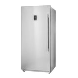 FORNO Rizzuto 60" 27.6 cu. ft. Refrigerator & Freezer in Stainless Steel with Grill Trim Kit, FFFFD1933-60S