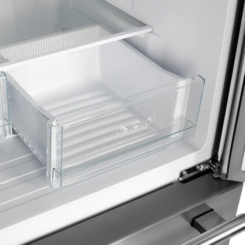 FORNO Gallipoli 30" 17.5 cu. ft. French Door Built-In Refrigerator in Stainless Steel with Ice Maker, FFFFD1974-31SB