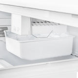 FORNO Espresso Gallipoli 30" 17.5 Cu. Ft. Refrigerator with Ice Maker in White with Silver Handles, FFFFD1974-31WHT