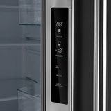FORNO Gallipoli 35" 17.5 cu. ft. French Door Built-In Refrigerator in Stainless Steel with Ice Maker and Modern Trim Kit, FFFFD1974-35MG
