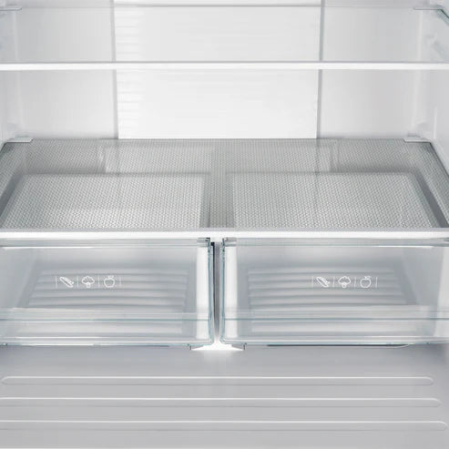 FORNO Gallipoli 35" 17.5 cu. ft. French Door Built-In Refrigerator in Stainless Steel with Ice Maker and Modern Trim Kit, FFFFD1974-35MG