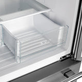 FORNO Gallipoli 35" 17.5 cu. ft. French Door Built-In Refrigerator in Stainless Steel with Ice Maker and Modern Trim Kit, FFFFD1974-35MG