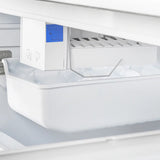 FORNO Gallipoli 35" 17.5 cu. ft. French Door Built-In Refrigerator in Stainless Steel with Ice Maker and Modern Trim Kit, FFFFD1974-35MG