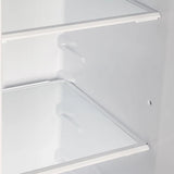 FORNO Espresso Salerno 33" 15.6 cu. ft. Refrigerator in Black with Silver Handles, FFRBI1805-33BLK