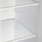 FORNO Espresso Salerno 33" 15.6 cu. ft. Refrigerator in White with Silver Handles, FFRBI1805-33WHT