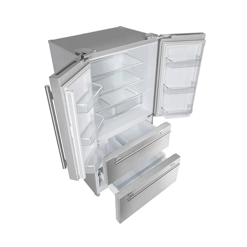 FORNO Appliance Package - 36" Gas Range, Dishwasher, 36" Refrigerator, FBDL-004-01CAUS
