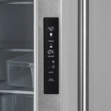 FORNO Moena 40" 19.2 cu. ft. French Door Built-In Refrigerator in Stainless Steel with Ice Maker and Modern Trim Kit, FFRBI1820-40MG