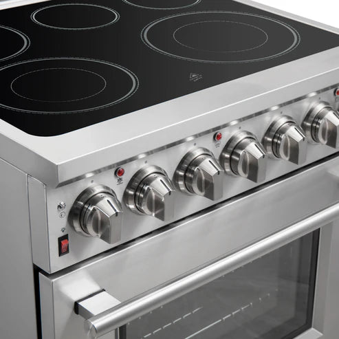 FORNO Massimo 30" 4.32 cu. ft. Freestanding Electric Range with 5 Elements, FFSEL6020-30