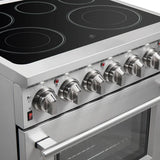 FORNO Massimo 30" 4.32 cu. ft. Freestanding Electric Range with 5 Elements, FFSEL6020-30