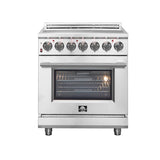 FORNO Massimo 30" 4.32 cu. ft. Freestanding Electric Range with 5 Elements, FFSEL6020-30