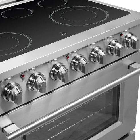 FORNO Massimo 36" 5.36 cu. ft. Freestanding Electric Range with 5 Elements, FFSEL6020-36