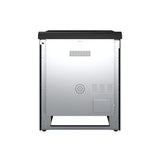 FORNO Espresso Leonardo 30" 5 cu. ft. Electric Range in Black with Silver Handles, FFSEL6012-30BLK