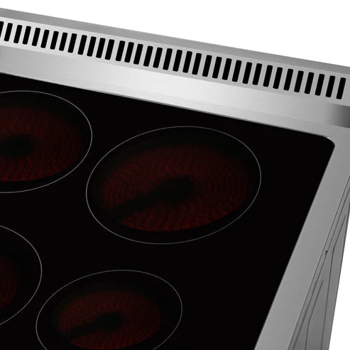 FORNO Pallerno 20" 2.05 cu.ft. Freestanding Electric Range with 4 Elements in Stainless Steel, FFSEL6052-20