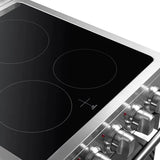 FORNO Pallerno 20" 2.05 cu.ft. Freestanding Electric Range with 4 Elements in Stainless Steel, FFSEL6052-20