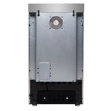 FORNO Loiano 24" 2.3 cu. ft. Freestanding Electric Range with 4 Element Burners in Stainless Steel, FFSEL6069-24
