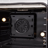 FORNO Galiano 30" 4.32 cu. ft. Freestanding Electric Range with French Door in Stainless Steel, FFSEL6917-30