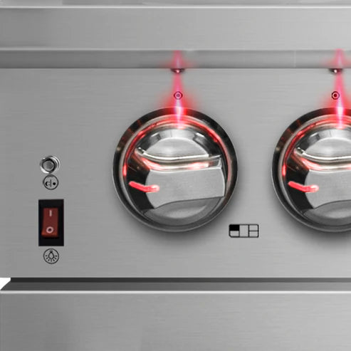 FORNO Capriasca 30" 4.32 cu. ft. Dual Fuel Range with 5 Italian Burners in Stainless Steel, FFSGS6187-30