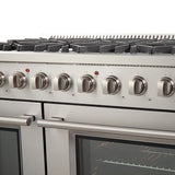 FORNO Appliance Package - 48" Gas Range and 60" Refrigerator, FBDL-005-01CAUS