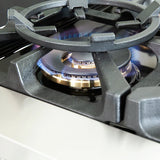 FORNO Capriasca 36" 5.36 cu. ft. Gas Range with 6 Italian Burners in Stainless Steel, FFSGS6260-36