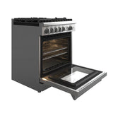 FORNO Lazio 30" 4.3 cu. ft. Gas Range with 5 Sealed Burners, Air Fryer and Griddle, FFSGS6276-30