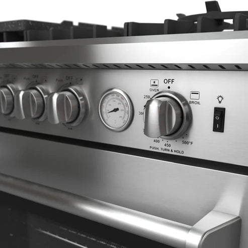 FORNO Lazio 30" 4.3 cu. ft. Gas Range with 5 Sealed Burners, Air Fryer and Griddle, FFSGS6276-30