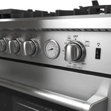 FORNO Lazio 30" 4.3 cu. ft. Gas Range with 5 Sealed Burners, Air Fryer and Griddle, FFSGS6276-30